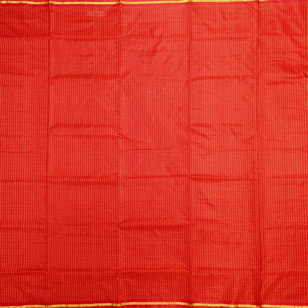 Kuberan Royal Red 9 Yards Silk Saree