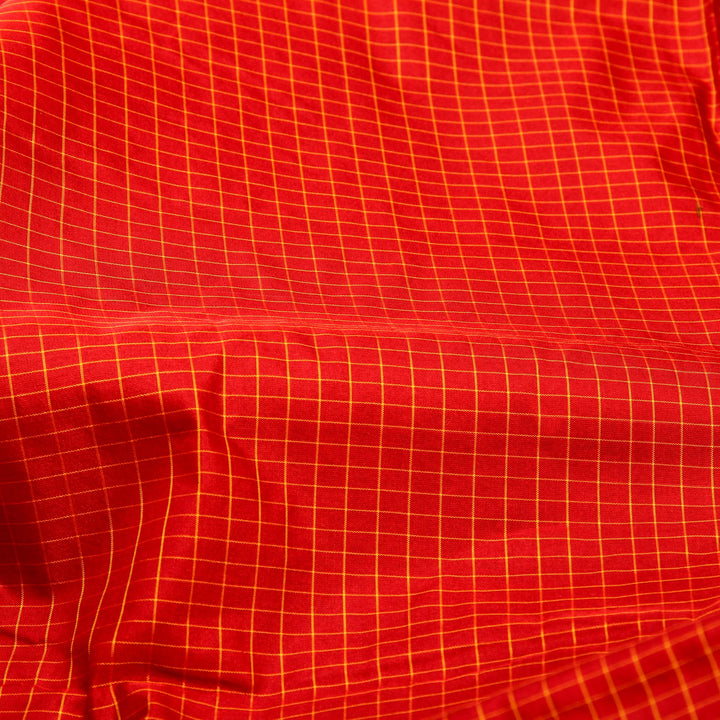 Kuberan Royal Red 9 Yards Silk Saree