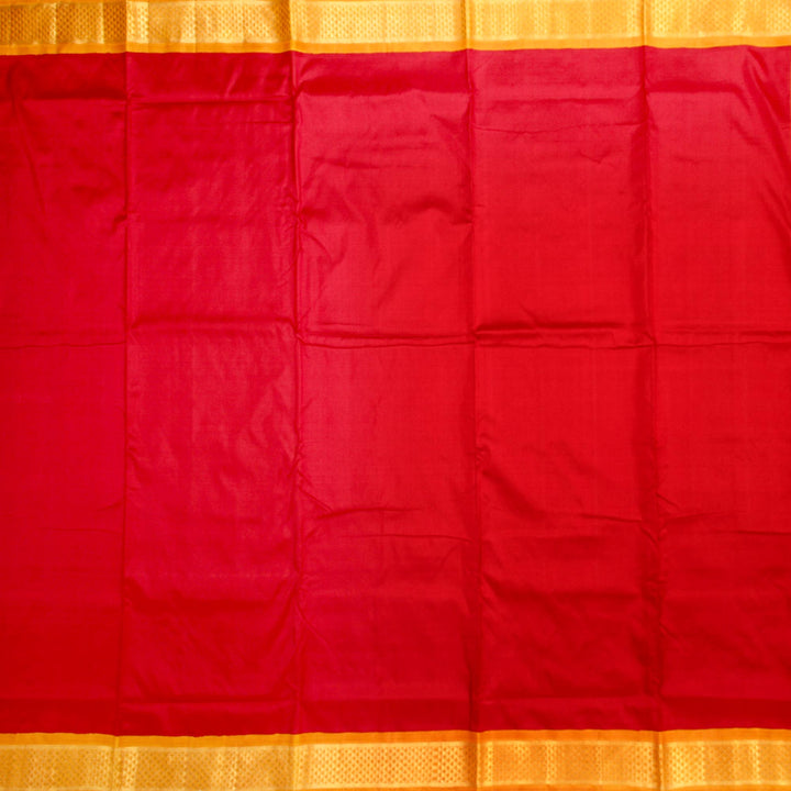 Kuberan Red Gold 9 Yards Silk Saree