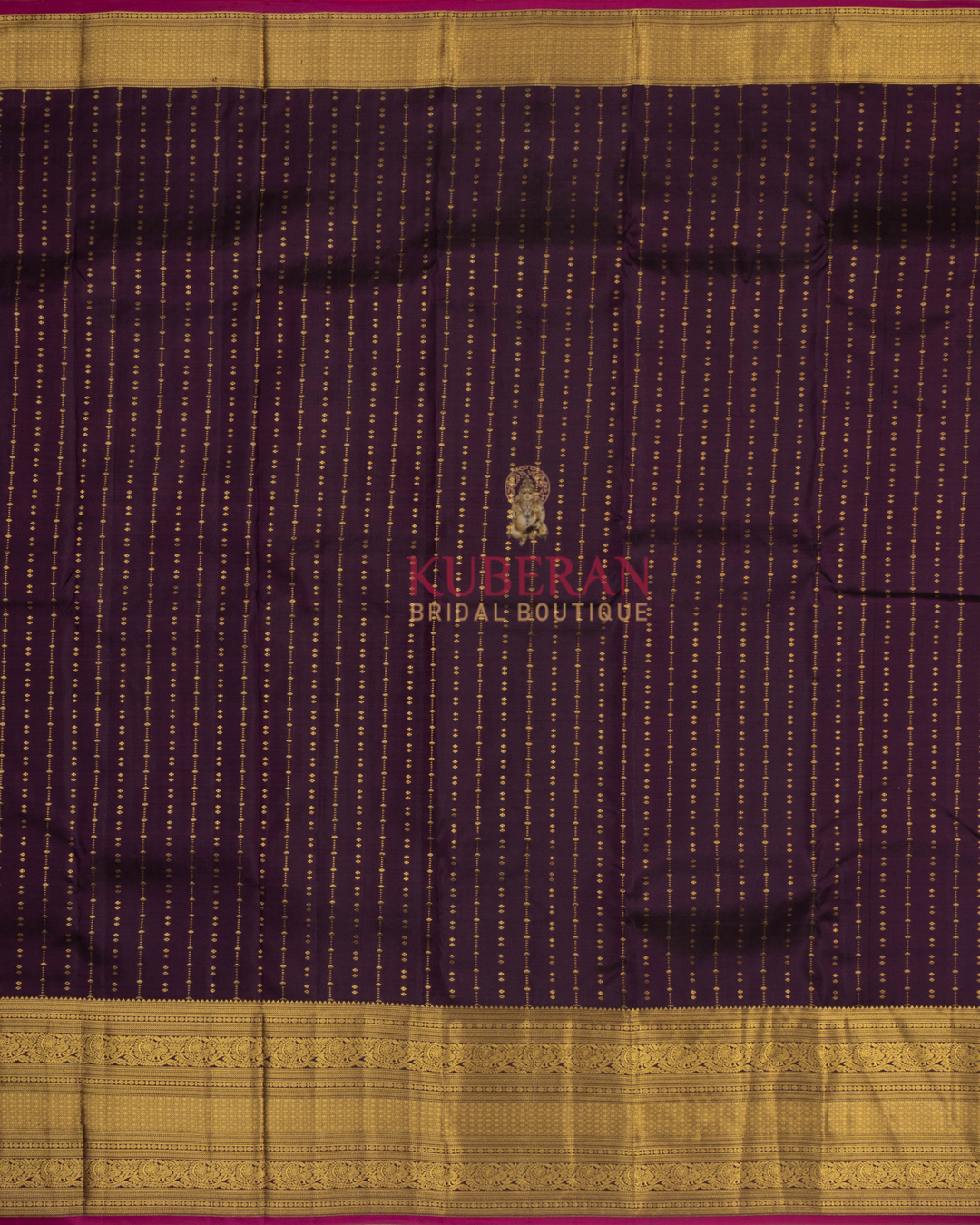 Kuberan Purple Kanchivaram Silk Saree