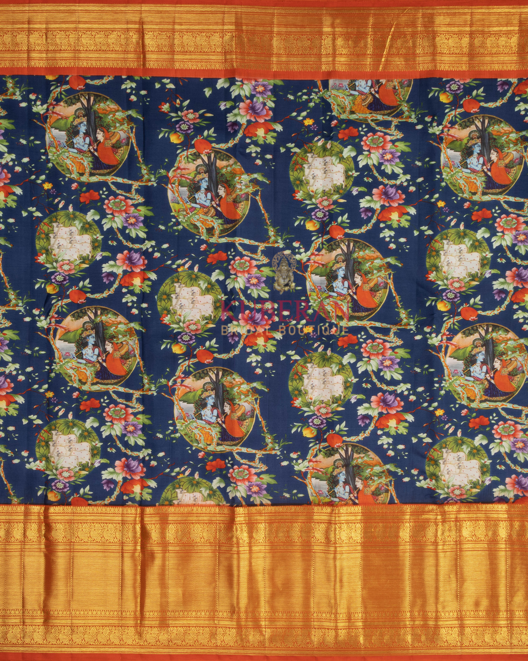 Kuberan Blue Prints Kanchipuram Silk Saree