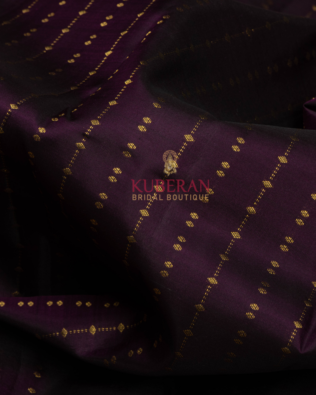 Kuberan Purple Kanchivaram Silk Saree
