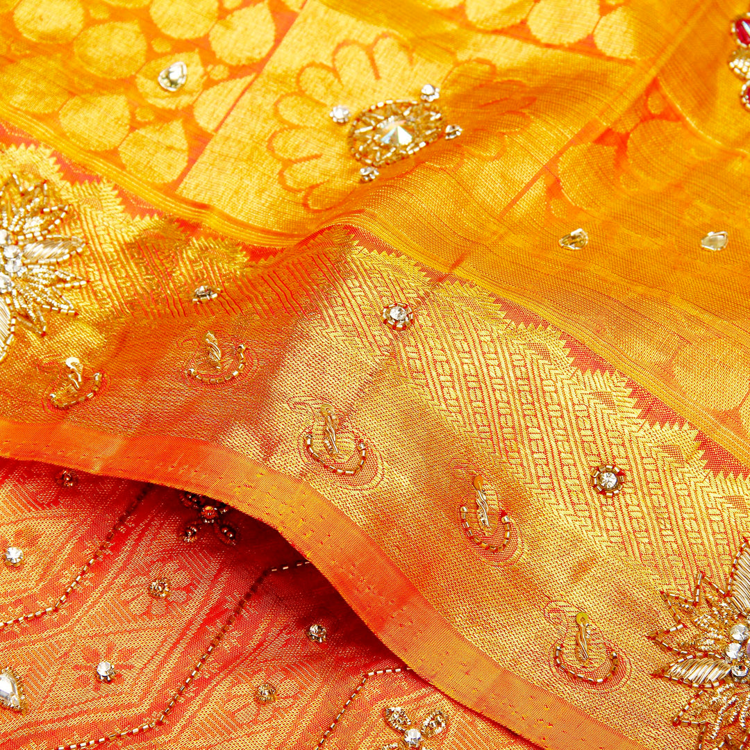 Kuberan Rani Pink Fancy Saree