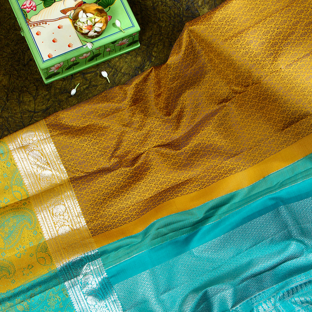 Yellow Kanchivaram Saree