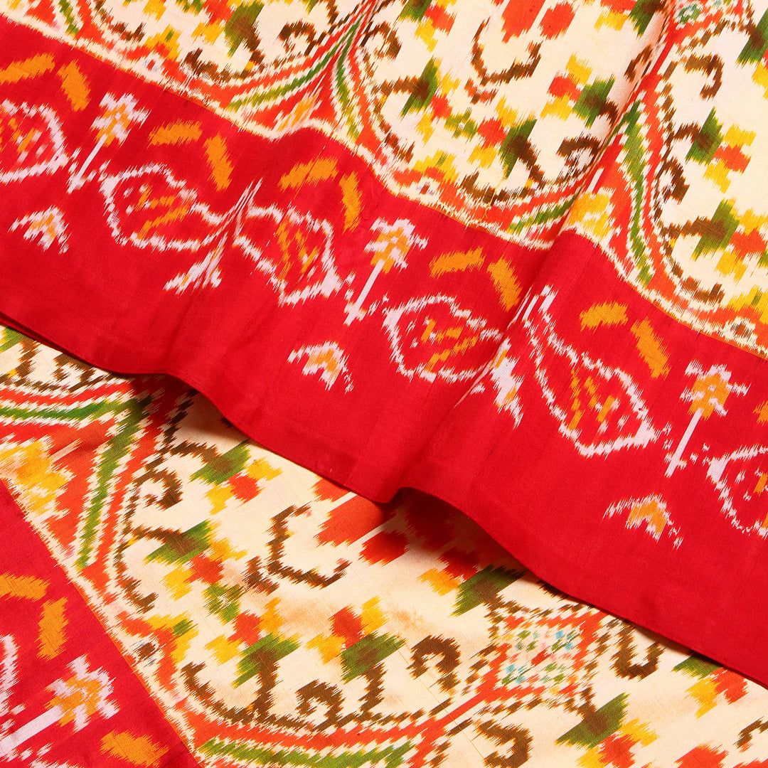 Kuberan Yellow Pochampally Silk Saree