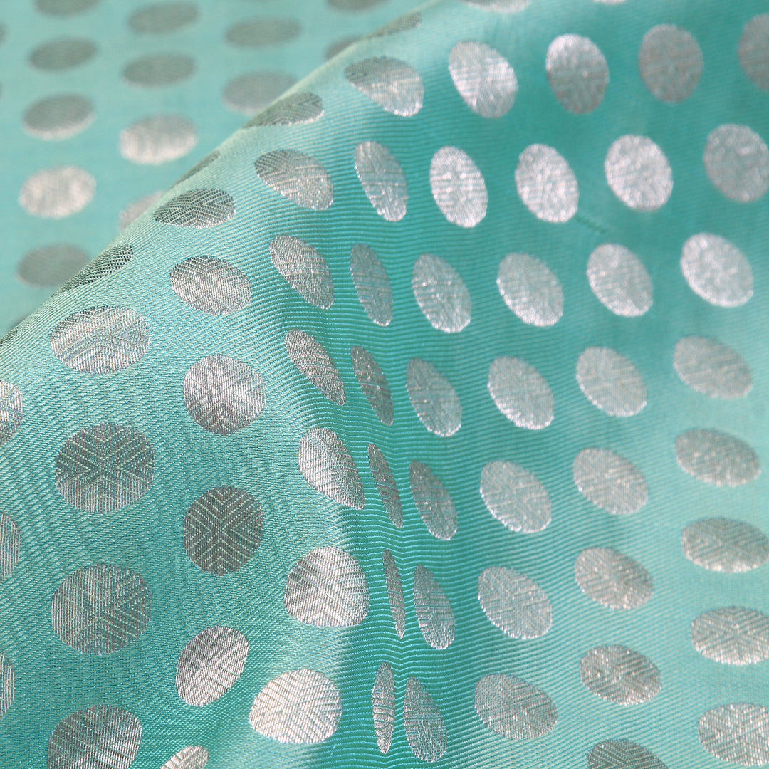 Kuberan Ocean Blue Kanchivaram Silk Saree