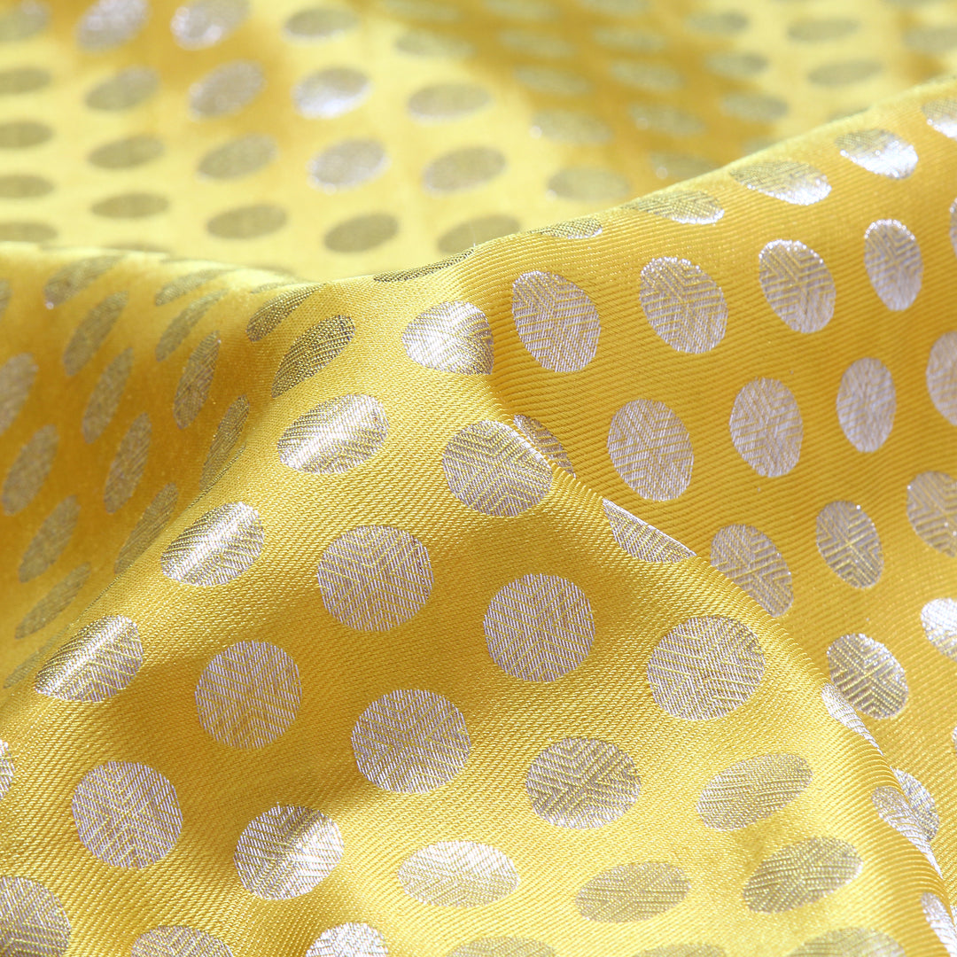 Kuberan Yellow Kanchivaram Silk Saree