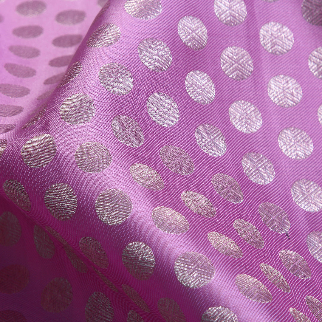 Baby Pink Kanchivaram Silk Saree