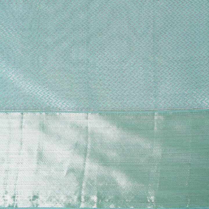 Kuberan Light Blue Kanchivaram Silk Saree