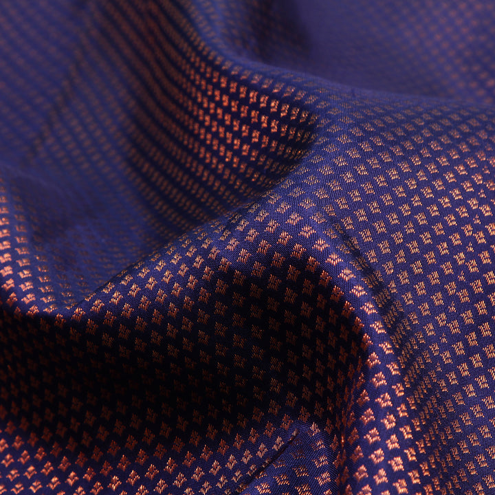 Kuberan Navy Blue Kanchivaram Silk Saree
