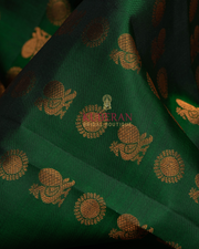 Kuberan Green Kanchivaram Silk Saree