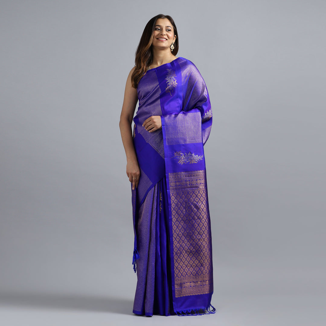 Blue Kanchivaram Sarees