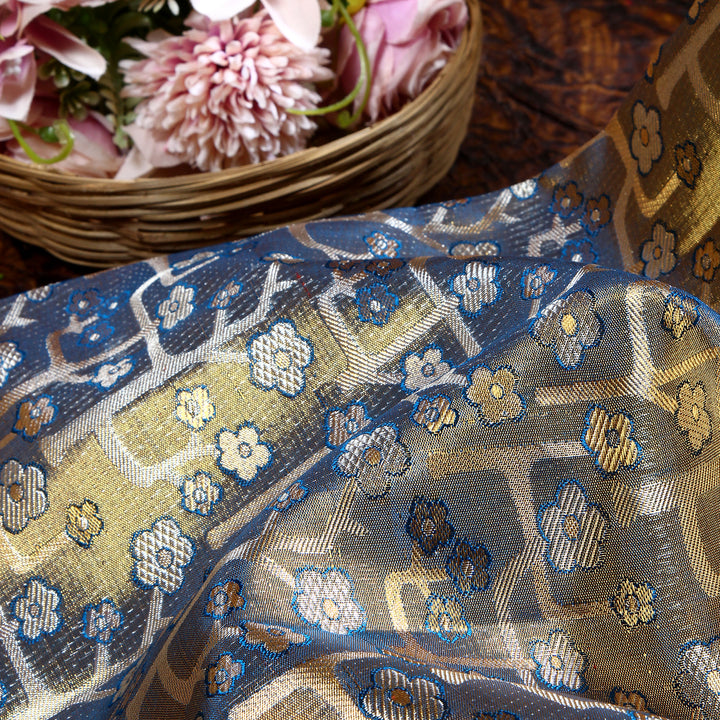 Blue Kanchivaram Saree