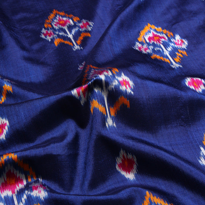 Kuberan Navyblue Pochampally Silk Saree