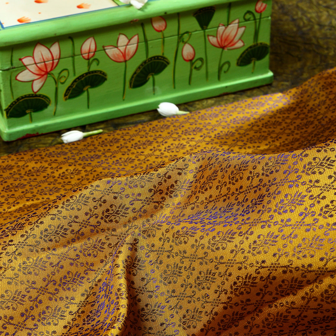 Yellow Kanchivaram Saree