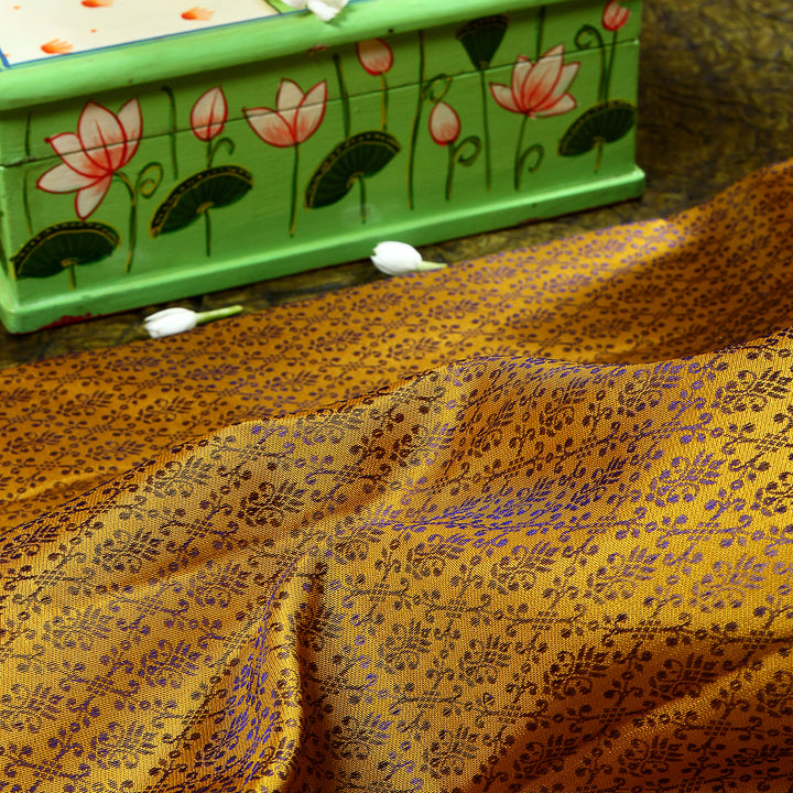 Yellow Kanchivaram Saree