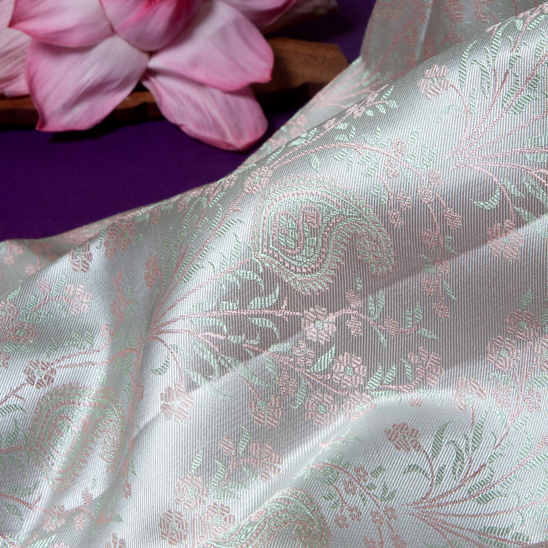 Kuberan Silver Kanchivaram Saree