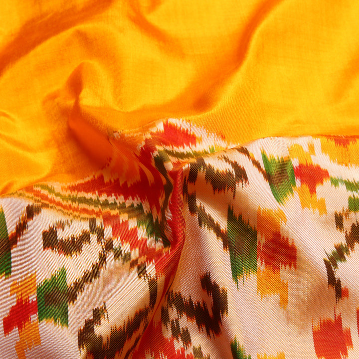 Kuberan Yellow Pochampally Silk Saree