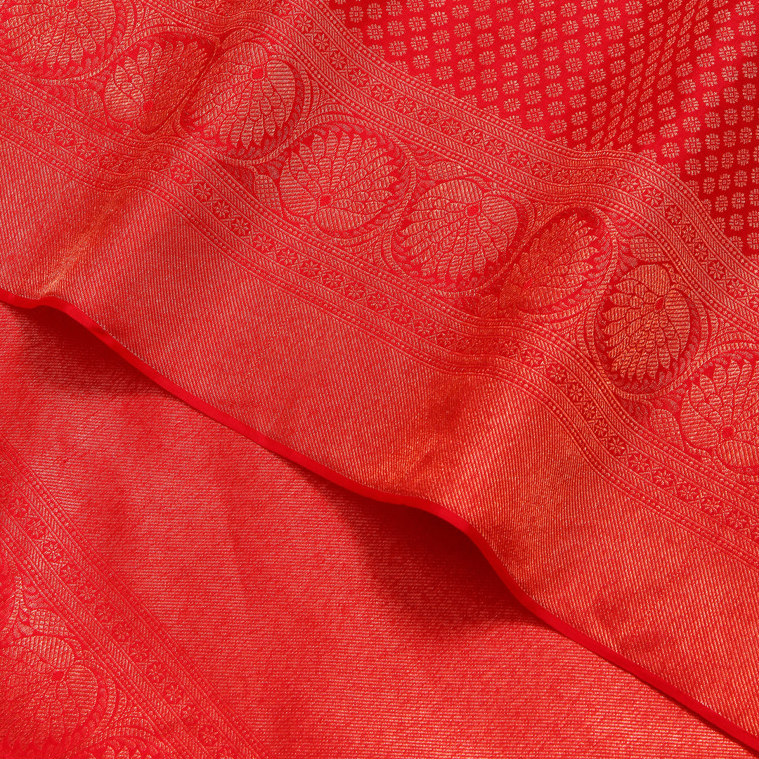 Kuberan Red Kanchivaram Silk Saree