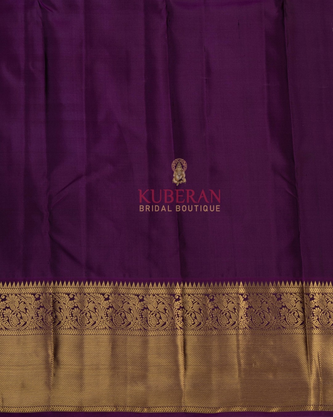 Kuberan Turquoise Saree Blue Kanchivaram Silk Saree
