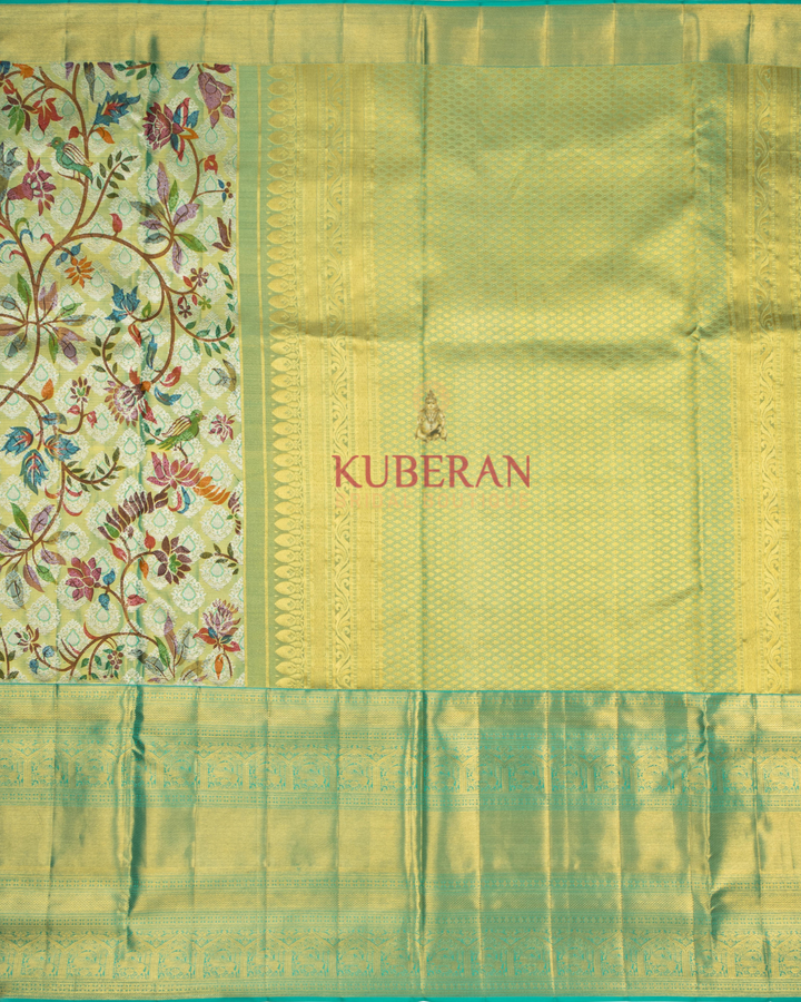 Kuberan Green Kanchivaram Silk Saree