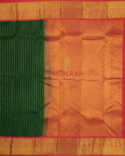 Kuberan Dark Green Kanchivaram Silk Saree
