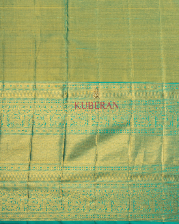 Kuberan Green Kanchivaram Silk Saree