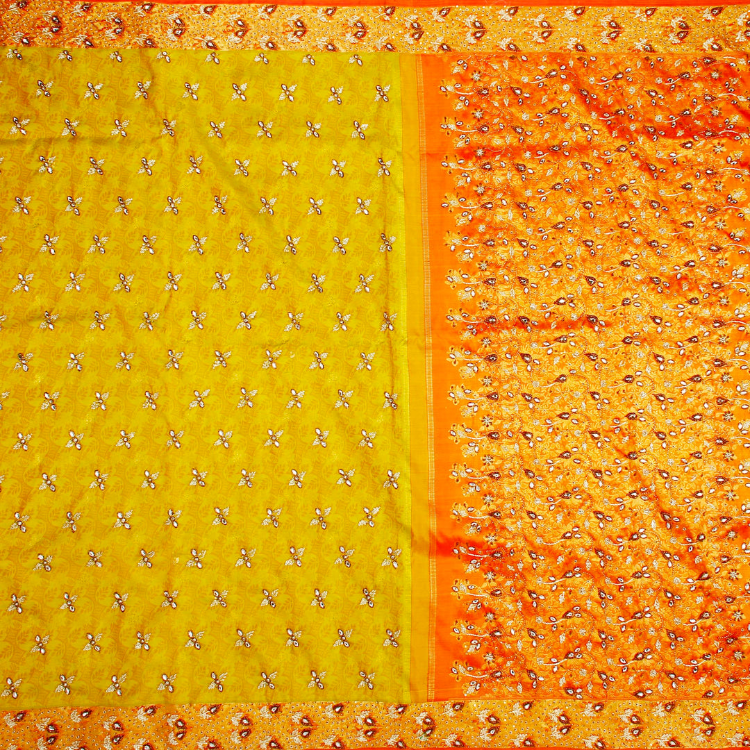 Kuberan Neem Green Fancy Sare