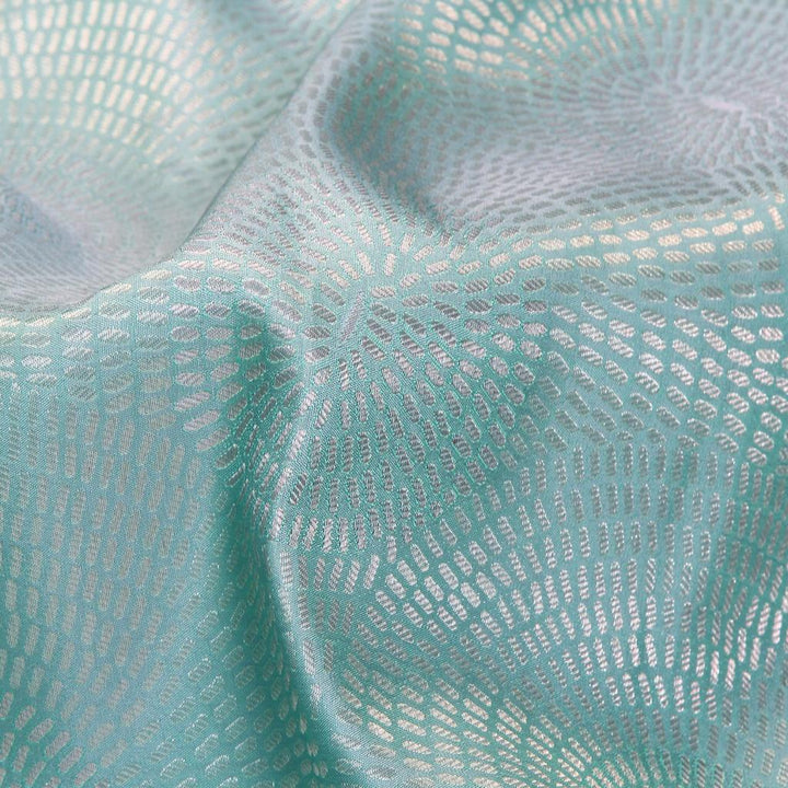 Kuberan Light Blue Kanchivaram Silk Saree