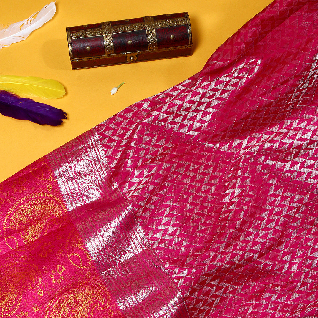 Kuberan Gray Kanchivaram Saree