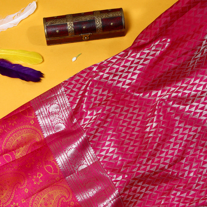 Kuberan Gray Kanchivaram Saree