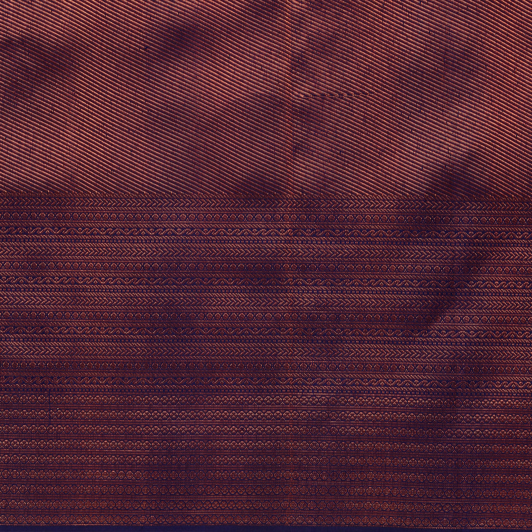 Kuberan Navy Blue Kanchivaram Silk Saree