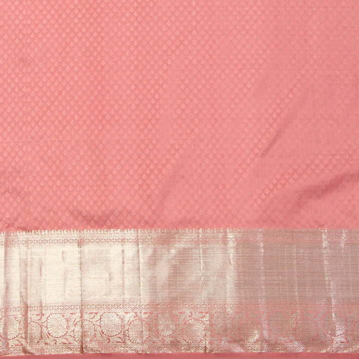 Kuberan Fresno Peach Kanchivaram Silk Saree