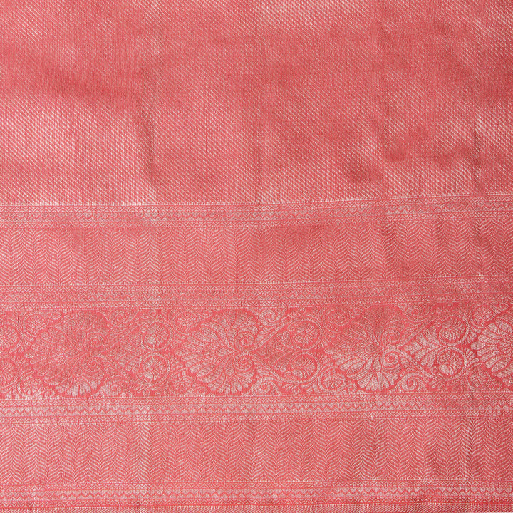 Kuberan Peach Kanchivaram Silk Saree