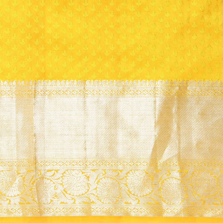 Kuberan Yellow Kanchivaram Silk Saree