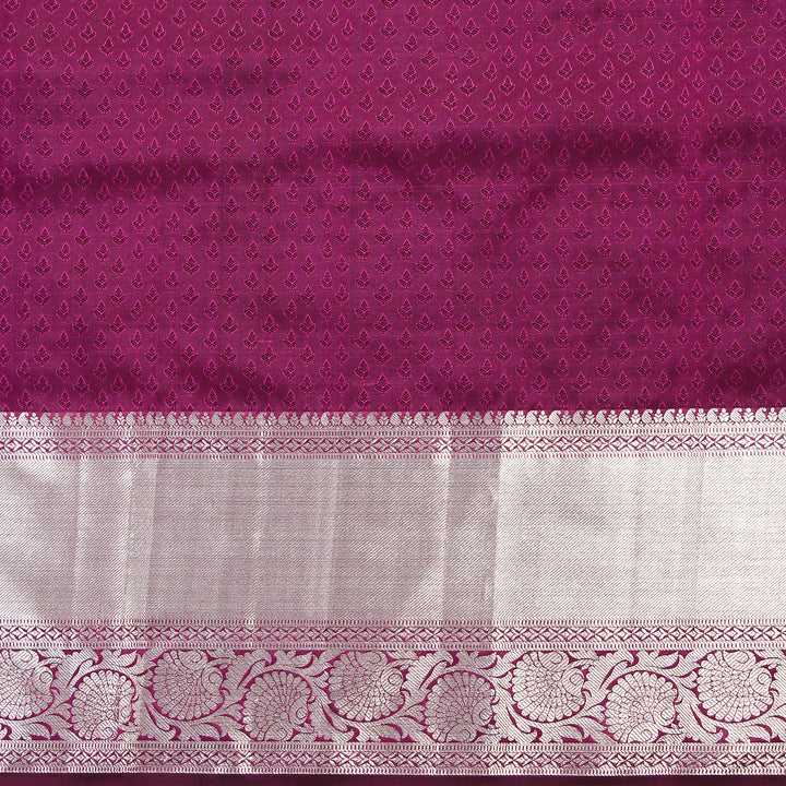 Kuberan Dark Majenta Kanchivaram Silk Saree