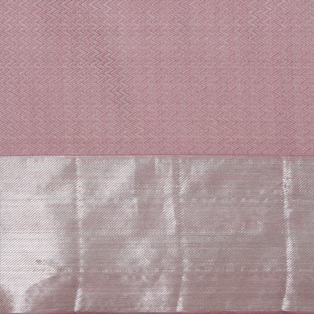 Kuberan Light Pink Kanchivaram Silk Saree