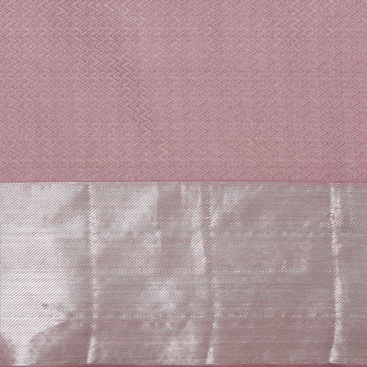 Kuberan Light Pink Kanchivaram Silk Saree