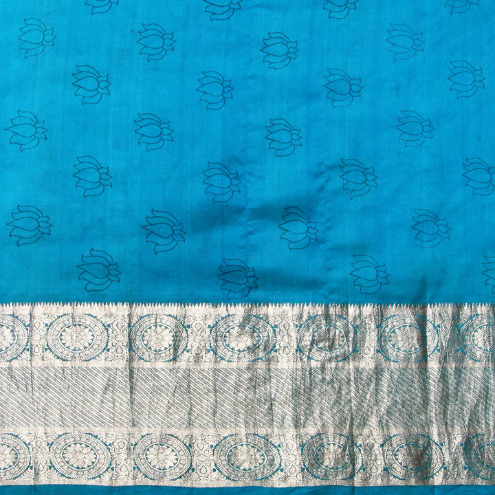 Kuberan Kalamkari Kanchipuram Silk Saree
