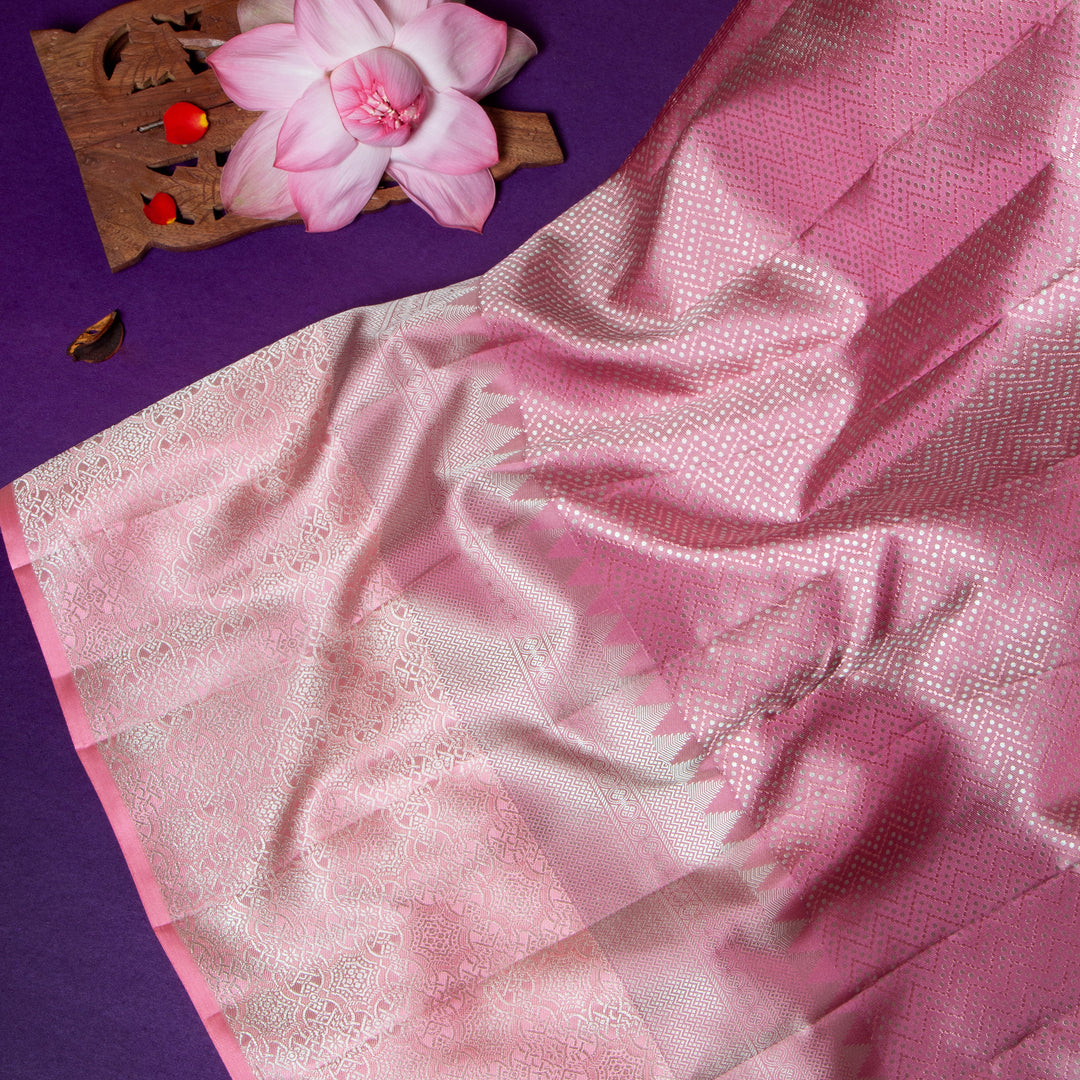 Kuberan Pista Green Kanchivaram Saree