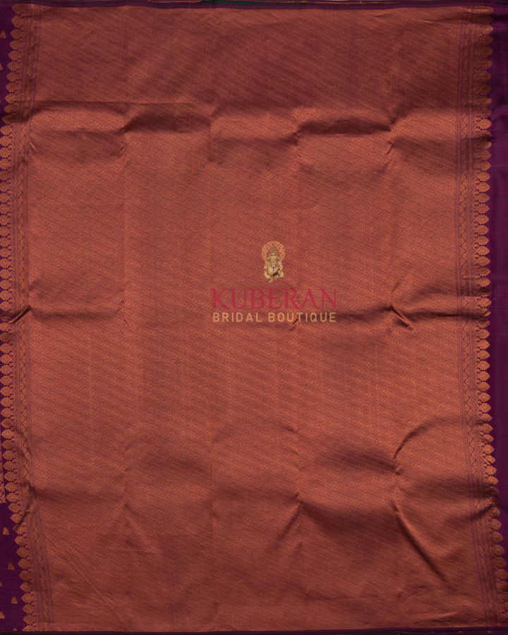 Kuberan Purple Kanchivaram Silk Saree