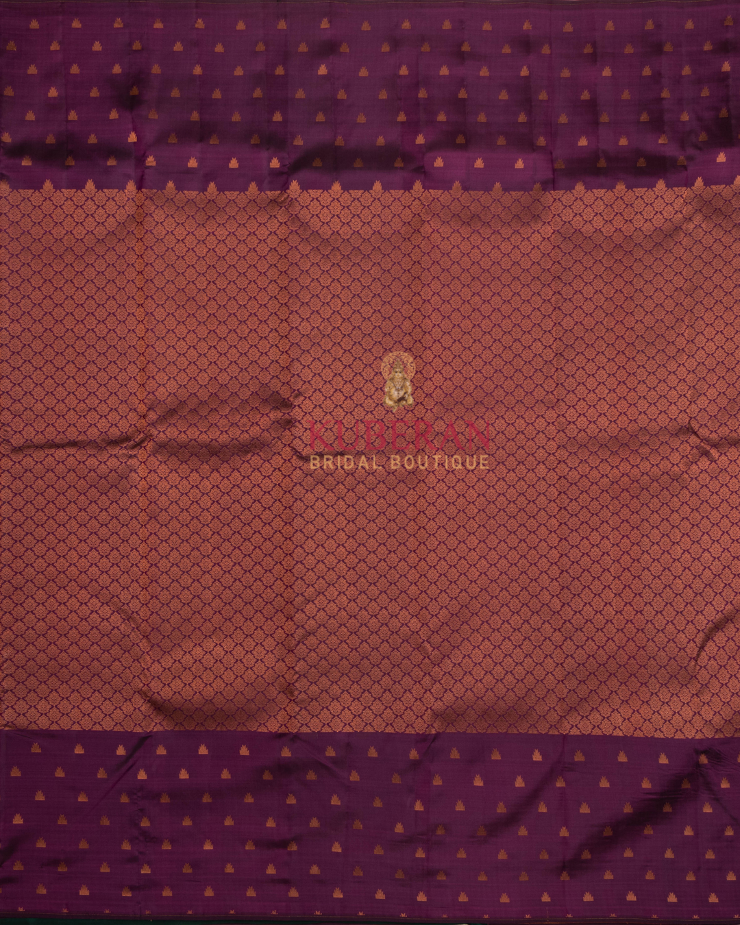 Kuberan Purple Kanchivaram Silk Saree