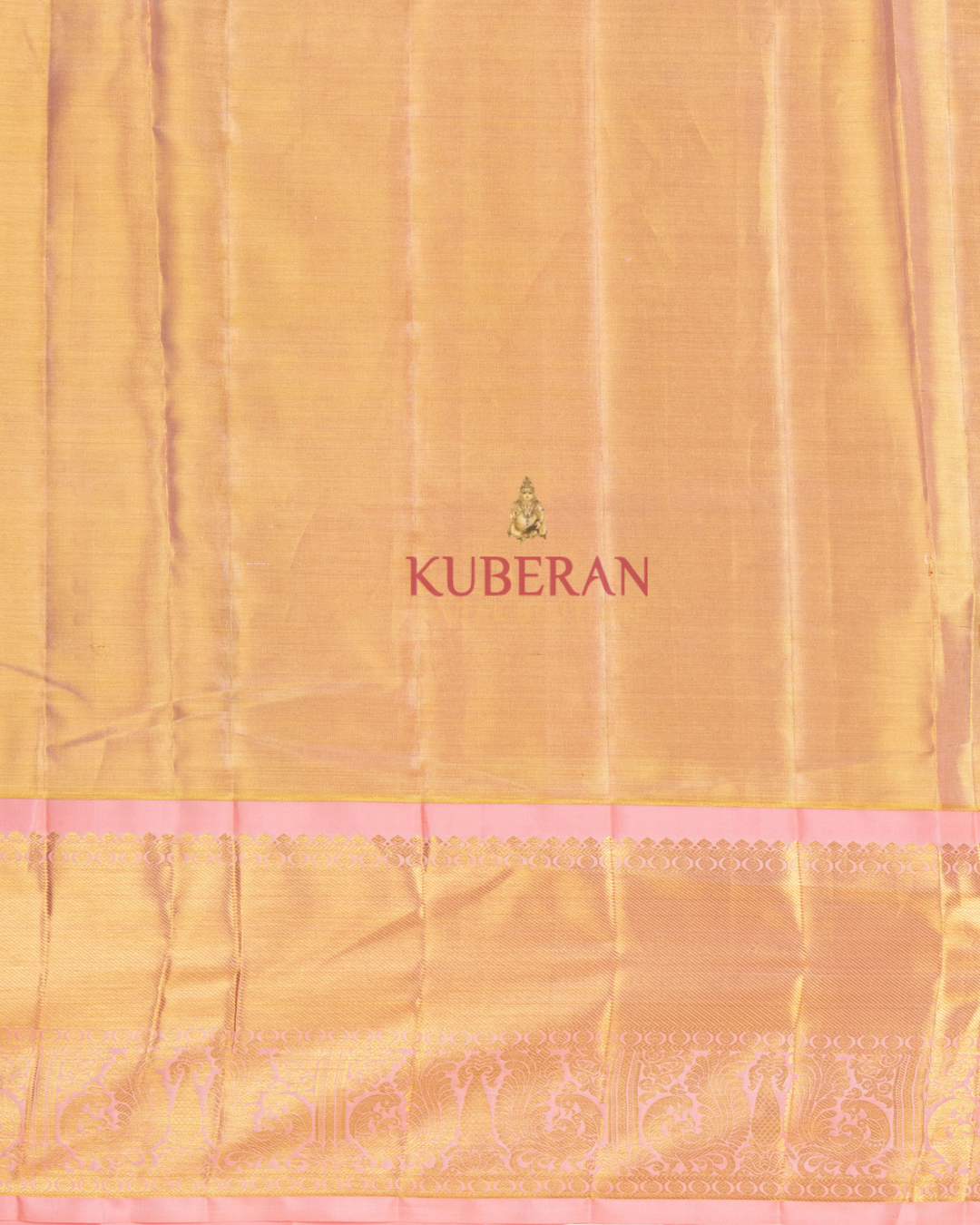 Kuberan Beige Kanchivaram Silk Saree