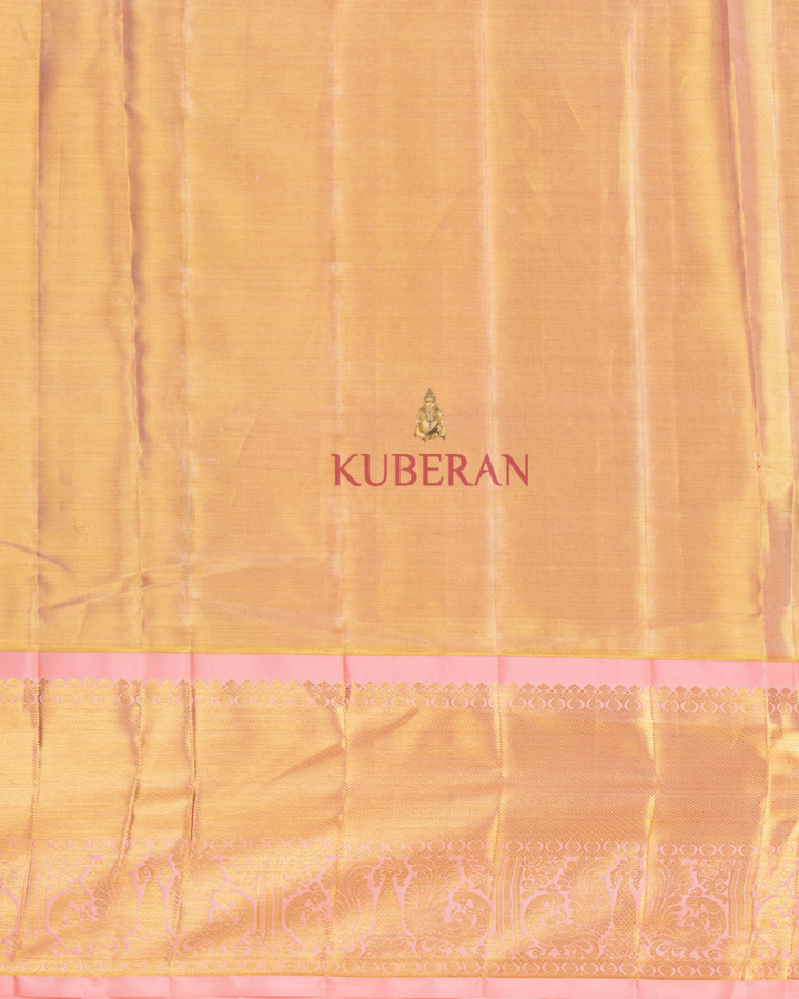 Kuberan Beige Kanchivaram Silk Saree