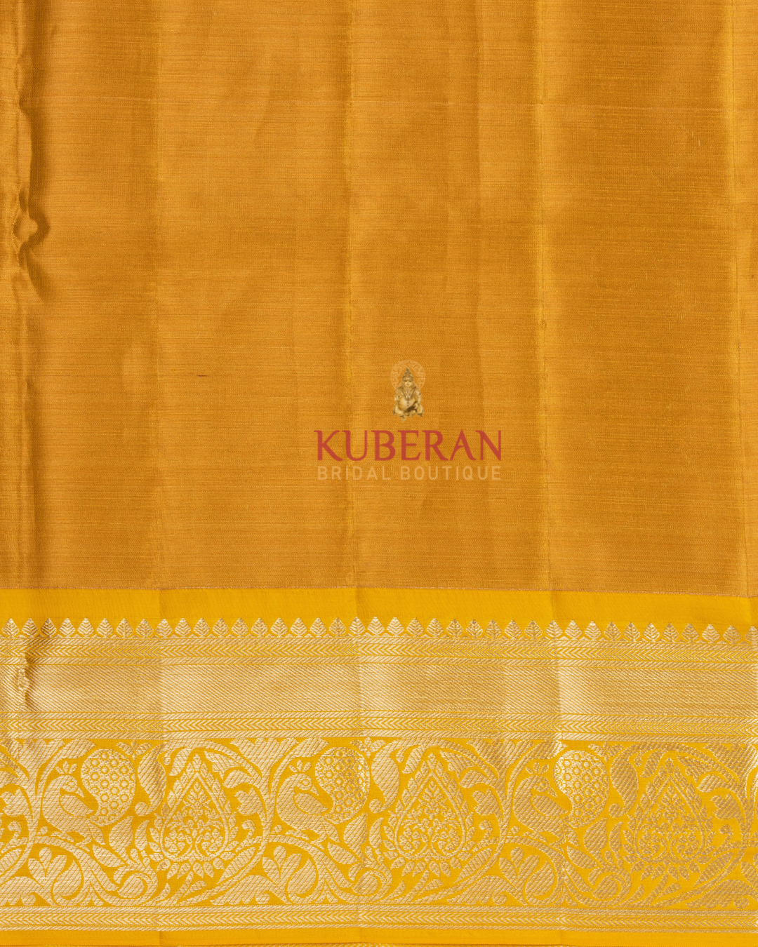 Kuberan Yellow Kanchivaram Silk Saree