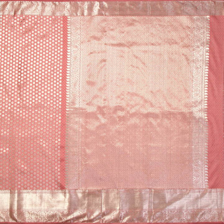 Kuberan Fresno Peach Kanchivaram Silk Saree