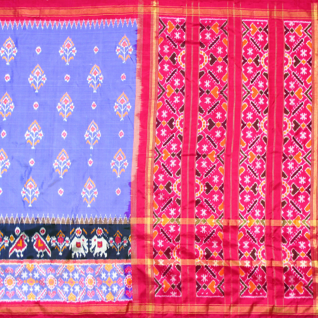 Kuberan Lavender Pochampally Silk Saree