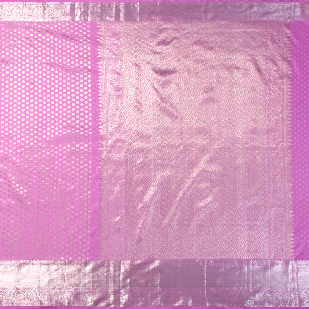 Baby Pink Kanchivaram Silk Saree