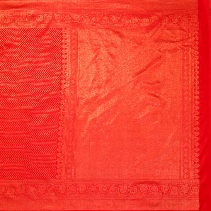 Kuberan Red Kanchivaram Silk Saree