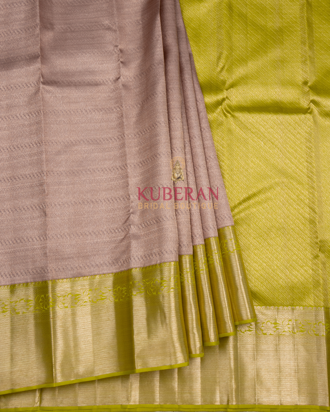 Onion Pink Pure Kanchi Designer Saree